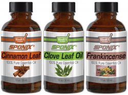 Top Essential Oil Gift Set - Best 3 Aromatherapy Oil - Cinnamon, Clove, Frank - Therapeutic Grade and Premium Quality - 1 oz