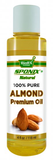 Best Almond Oil - Top 100% Pure Almond Oil for Skincare and Haircare - Premium Grade USDA Organic - 4 oz by Sponix - Click Image to Close