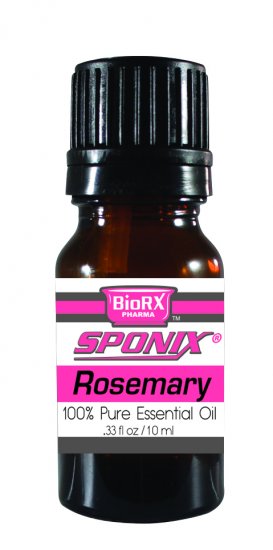 Rosemary Essential Oil - 100% Pure - Therapeutic Grade and Premium Quality - 10mL by Sponix - Click Image to Close