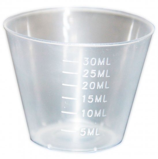 Plastic Disposable Medicine Cup (30mL) [Qty. 500] - Click Image to Close