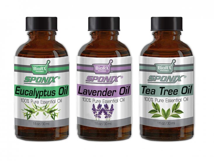 Top Essential Oil Gift Set - Best 3 Aromatherapy Oil - Eucal, Lavender, Tea Tree - Therapeutic Grade and Premium Quality - 1 oz - Click Image to Close