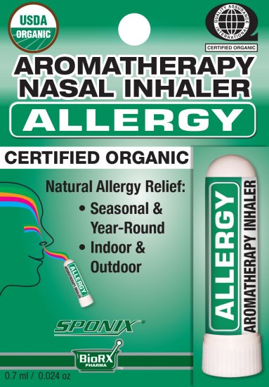 Nasal Inhaler Allergy Aromatherapy 0.7 ml by Sponix - Click Image to Close