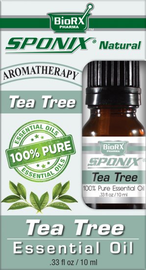 Tea Tree Essential Oil - 100% Pure - Therapeutic Grade and Premium Quality - 10mL by Sponix - Click Image to Close
