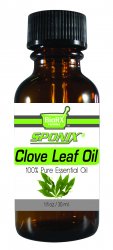 Clove Leaf Essential Oil - 100% Pure - Therapeutic Grade and Premium Quality - 30mL by Sponix