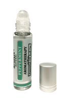 Best Peppermint Body Roll On - Essential Oil Infused Aromatherapy Roller Oils - 10 mL by Sponix