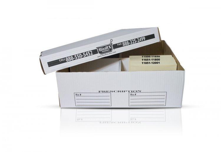 Pharmacy Prescription Folder Storage Box - Click Image to Close