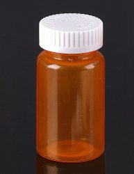 Pharmacy Vials with Twist-Pro Cap, AMBER 50DR 175cc, Caps Included [QTY. 90]