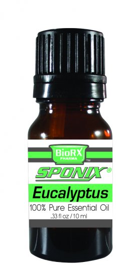 Eucalyptus Essential Oil - 100% Pure - Therapeutic Grade and Premium Quality - 10mL by Sponix - Click Image to Close