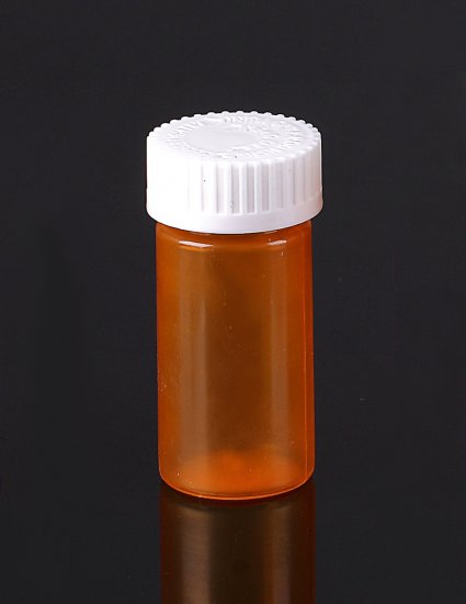 Pharmacy Vials with Twist-Pro Cap, AMBER 13 DR 45cc, Caps Included [QTY. 250] - Click Image to Close