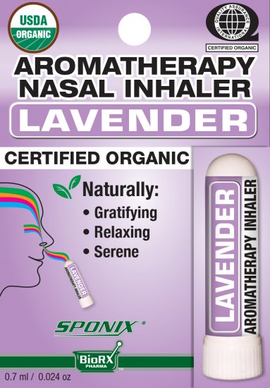 Nasal Inhaler Lavender Aromatherapy 0.7 ml by Sponix - Click Image to Close