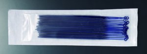 Plastic Inoculating Loop, 1uL, Rigid, Dark Blue, 200mm, 20 per Peel Pack/50 Peels per Box, Material: ABS, Sterile, Exp.Date:5/17
