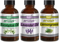 Top Essential Oil Gift Set - Best 3 Aromatherapy Oil - Lemongrass, Lavender, Eucalyptus 1 oz each