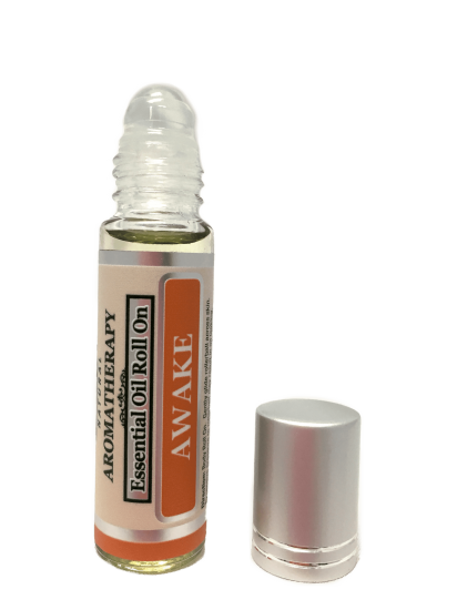 Best Awake Body Roll On - Essential Oil Infused Aromatherapy Roller Oils - 10 mL by Sponix - Click Image to Close