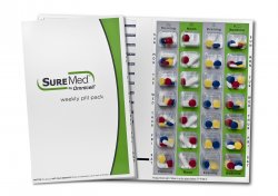 Pharmacy Blister Medication Packs Card (28-Day Hot Seal - 250/Case)