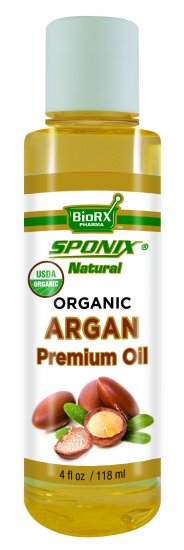 Best Argan Oil - Top 100% Pure Argan Oil for Skincare and Haircare - Premium Grade USDA Organic - 4 oz by Sponix - Click Image to Close