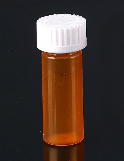 Pharmacy Vials with Twist-Pro Cap, AMBER 08 DR, Caps Included [QTY. 410] - Click Image to Close