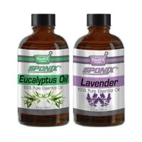 Top Essential Oil Gift Set - Best 2 Aromatherapy Oil - Eucalyptus and Lavender - Therapeutic Grade and Premium Quality - 4 oz Ea