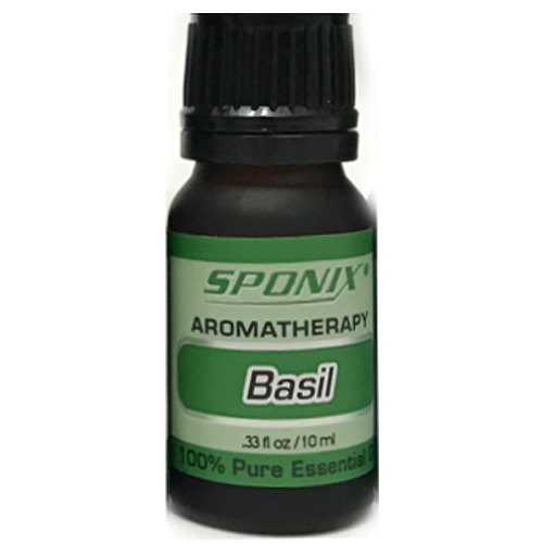 Basil Essential Oil - 100% Pure - Therapeutic Grade and Premium Quality - 10mL by Sponix - Click Image to Close