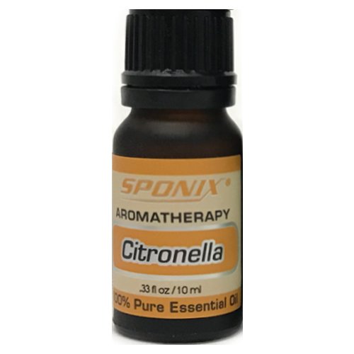 Citronella Essential Oil - 100% Pure - Therapeutic Grade and Premium Quality - 10mL by Sponix - Click Image to Close