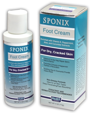 Sponix - Foot Cream (4 OZ) - Click Image to Close