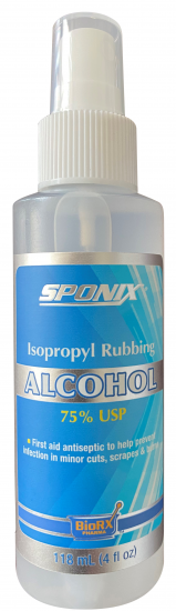 ISO Alcohol 75% Spray 4 OZ - Pack of 6 bottles - Click Image to Close