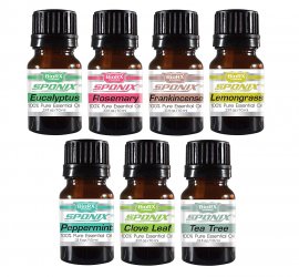 Top Essential Oil Gift Set - BeTop Essential Oil Gift Set - Best 7 Aromatherapy Oils - Eucalyptus, Clove Leaf, Frankincense, Pep