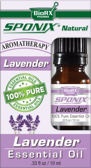 French Lavender Essential Oil - 100% Pure - Therapeutic Grade and Premium Quality - 10mL by Sponix - Click Image to Close
