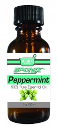 Peppermint Essential Oil - 100% Pure - Therapeutic Grade and Premium Quality - 30mL by Sponix