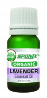 Best Organic Lavender Essential Oil - Top Aromatherapy Oil - Therapeutic Grade and Premium Quality - 10 mL by Sponix
