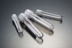 Culture Tubes, Round Bottom, Rimed, with Dual Position Cap, 12x75, Capacity 4ml, PS, (QTY. 750)