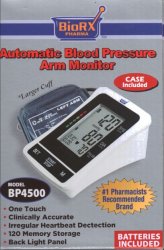 Arm-type Fully Digital Automatic Blood Pressure Monitor (Large Cuff + Backlight Function)