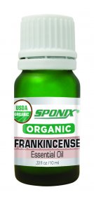 Best Organic Frankincense Essential Oil - Top Aromatherapy Oil - Therapeutic Grade and Premium Quality - 10 mL by Sponix