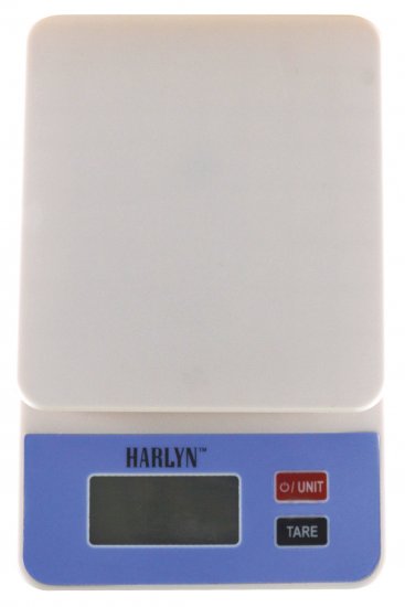 Harlyn Multifunction Digital Food & Kitchen Scale - Ultra Thin & Light - Elegant White - 5 LB Capacity - Click Image to Close