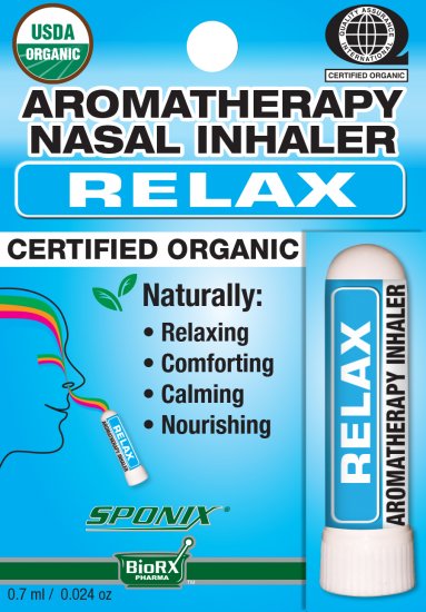 Nasal Inhaler Relax Aromatherapy 0.7 ml by Sponix - Click Image to Close