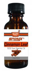 Cinnamon Leaf Essential Oil - 100% Pure - Therapeutic Grade and Premium Quality - 30mL by Sponix