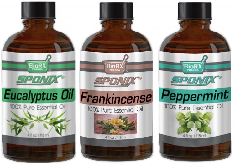 Top Essential Oil Gift Set - Best 3 Aromatherapy Oil - Eucal, Frank and Pepper - Therapeutic Grade and Premium Quality - 1 oz - Click Image to Close