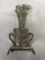 Cup with Fancy Teaspoons