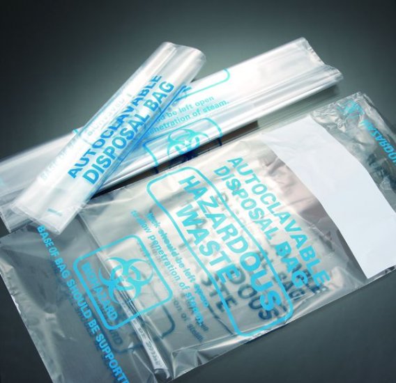 Autoclave Bags, 16" X 24", Clear, Printed, 200 per Case - Click Image to Close