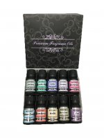 Top Fragrance Oil Set - Best 10 Scented Perfume Oil - Cotton Candy, Strawberry, Vanilla, Gardenia, Lilac, Jasmine, Cucumber Melo