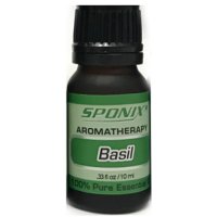 Basil Essential Oil - 100% Pure - Therapeutic Grade and Premium Quality - 10mL by Sponix