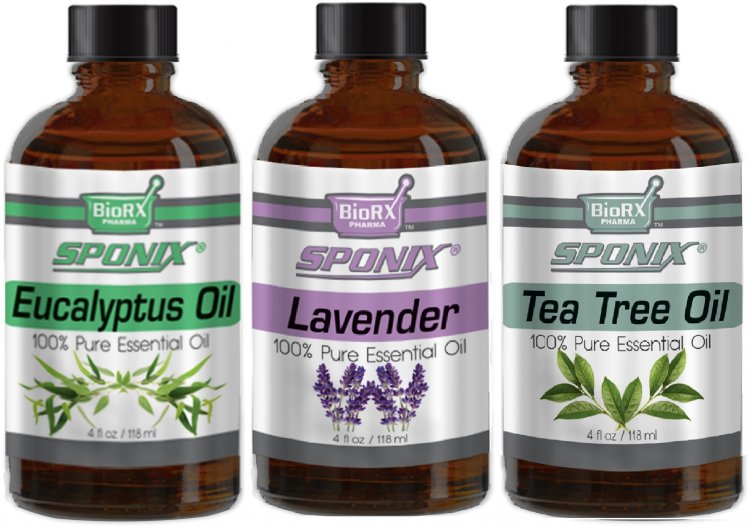Top Essential Oil Gift Set - Best 3 Aromatherapy Oil - Eucal, Lvndr and Tea Tree - Therapeutic Grade and Premium Quality - 1 oz - Click Image to Close