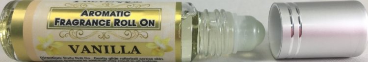 Best Vanilla Body Roll On - Fragrance Oil Infused Aromatherapy Roller Oils - 10 mL by Sponix - Click Image to Close