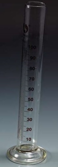 Pharmacy Glass Measuring Cylinder 100ml (Qty 12) - Click Image to Close
