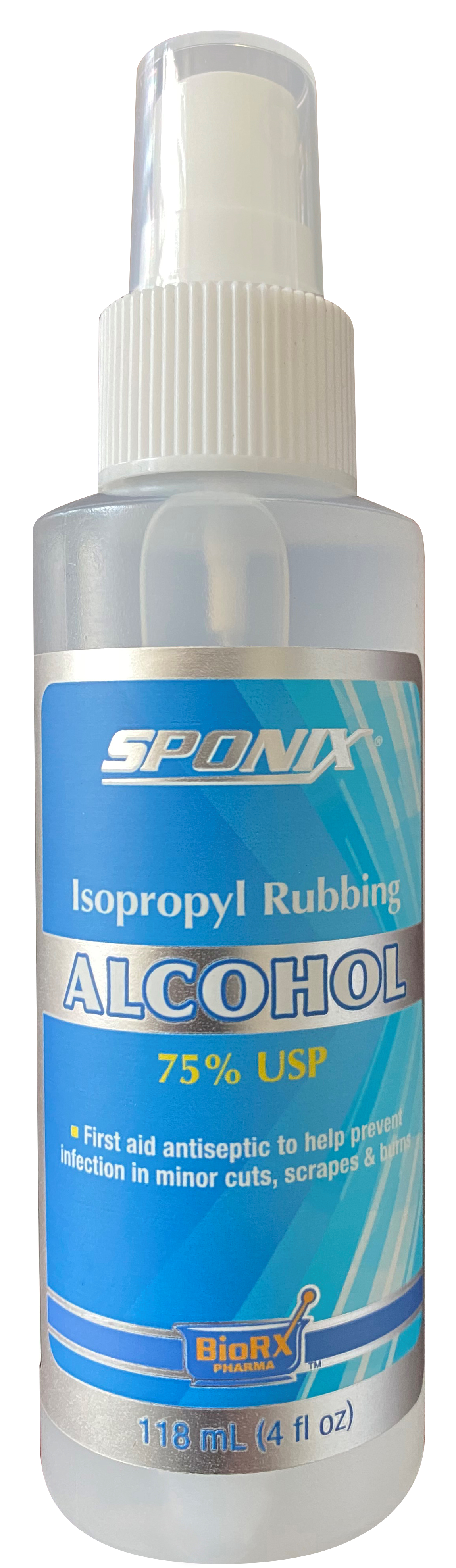 ISO Alcohol 75% Spray 4 OZ - Pack of 6 bottles [ALC400006] - $19.99 :  Discount Pharmacy Supplies, Vial Bottle, Rx Bag, Rx Folder, Wholesale  Pharmacy Supplies