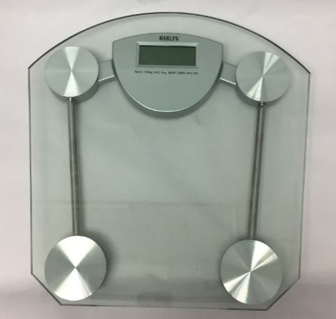 Digital Body Weight Bathroom Scale with Step-On Technology and Tempered Right 