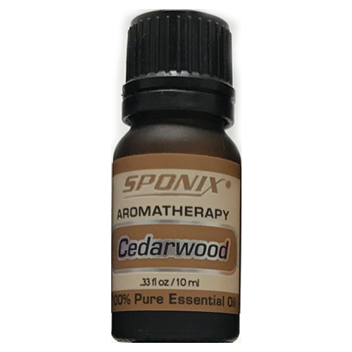 Cedarwood Essential Oil - 100% Pure - Therapeutic Grade and Premium Quality - 10mL by Sponix - Click Image to Close
