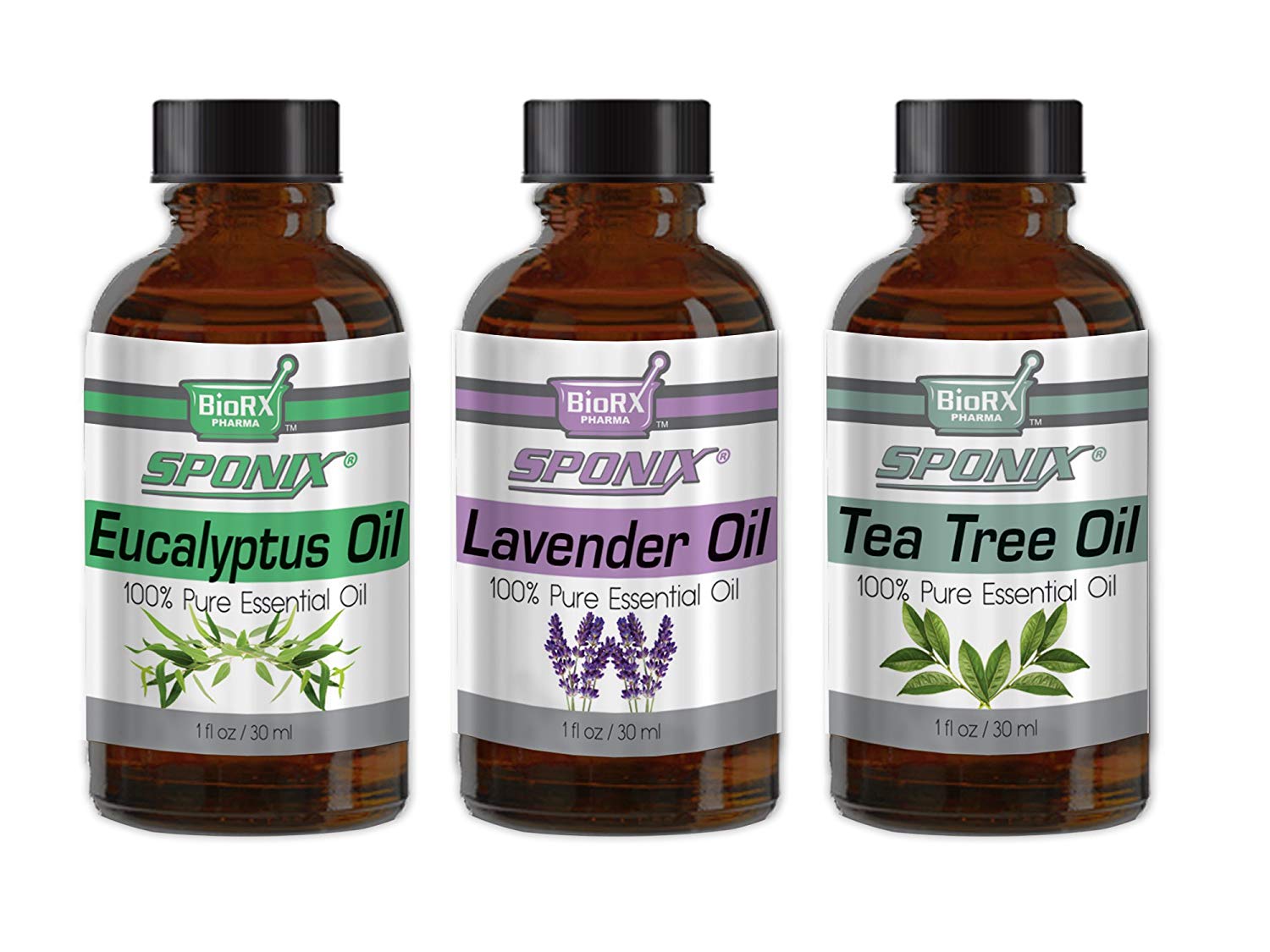 Lavender Essential Oil Set with Roll-on and Dropper - 100% Pure
