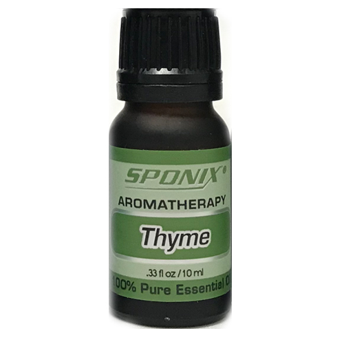 Thyme Essential Oil - 100% Pure - Therapeutic Grade and Premium Quality - 10mL by Sponix - Click Image to Close