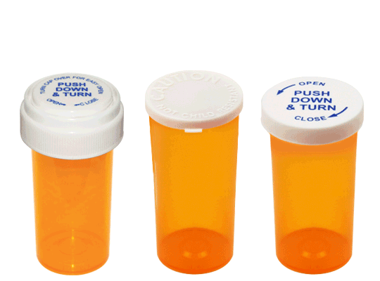 Child Resistant Prescription Bottles 8 Dram//100 Units Amber Vials 6,8,13,16,20,30,40 /& 60 Dram Sizes